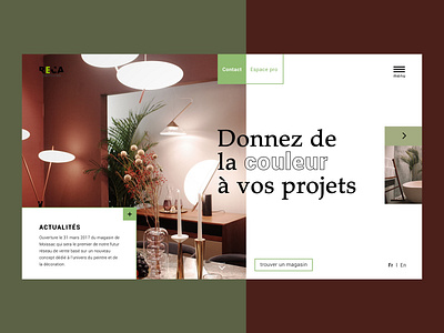 Homepage refont refont ui ui design webdesign website