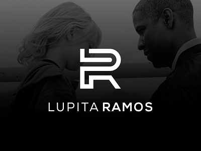 LR logo abstract branding dakotafanning denzelwashington design flat lettering logo lrlogo minimal simple typography