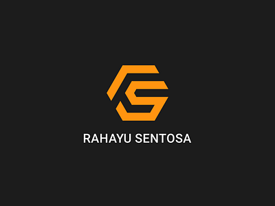 RS logo branding design flat illustration lettering logo minimal rslogo simple typography vector