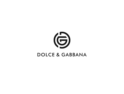 letter DG logo branding design dg dglogo dolcegabbana flat lettering logo minimal simple typography vector