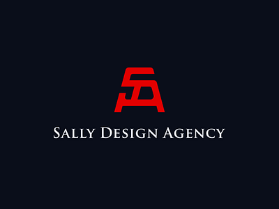 SDA logo branding design flatdesign logo minimal monogramlogo simple typography