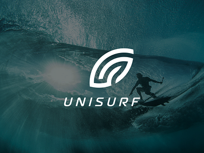 US logo branding design flat freesurf lettering logo minimal simple surf surfing typography uslogo