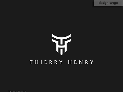 TH logo awesome branding design flat lettering logo logos monogram minimal simple thlogo typography