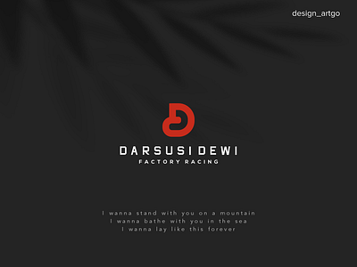 Letter DD, abstract DD logo