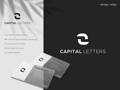 Letter CL, Capital Letters app branding cl monogram clean design flat lettering logo minimal simple typography vector