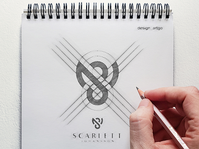 SJ logo process branding design flat lettering logo logo grid logo process minimal simple sj sj logo sketch typography vector