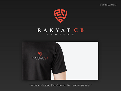 Rakyat CB Lampung, Shield shape logo abstract branding design flat logo logos minimal monogram shield logo simple ui ux