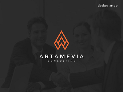 Artamevia, A logo, abstract a abstract branding design flat logo modern monogram simple typography ui ux