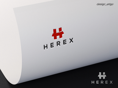Herex, H abstract letter branding design flat herex icon logos minimal simple typography ui ux