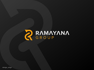 ramayana group branding design flat lettering logo logos minimal monogram simple typography vector