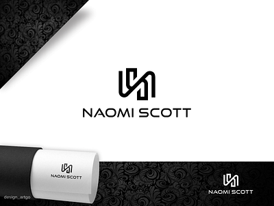 Naomi Scott NS abstract branding flat lettering logo logos minimal monogram monogramlogo simple ui ux