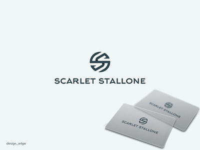 scarlet stallone SS lettermark branding design flat flatdesign lettering logo minimal monogram simple ss typography ui uxdesign