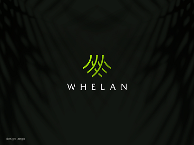 Whelan, w lettermark branding design flat illustration logo minimal simple typography ui vector