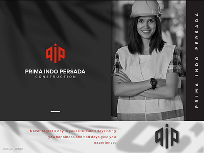 Prima Indo Persada branding design flat illustration logo minimal simple typography ui vector