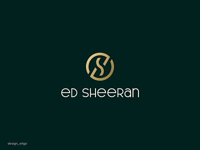 ed sheeran, simple ES mark branding classy design flat illustration logo logos luxury minimal simple typography ui vector