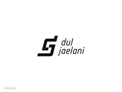 dul jaelani, just dj branding design dj flat illustration logo logos minimal monogram simple typography ui ux vector