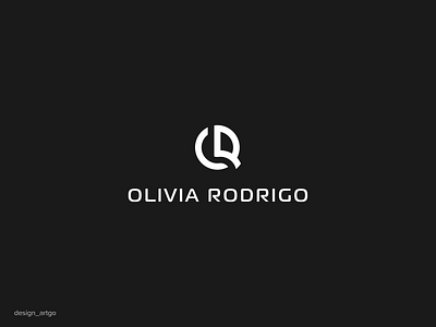 Olivia Rodrigo, OR monogram branding design flat illustration logo minimal monogram or letter simple typography ui vector