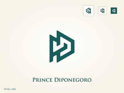 Prince Diponegoro branding design diponegoro flat illustration logo minimal prince simple typography ui vector
