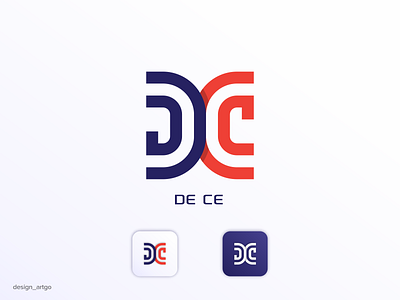 DC letters branding design flat illustration letter dc logo minimal monogram simple typography ui vector