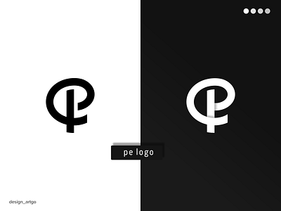 Letter Pe logo branding brandmark design flat illustration logo logos mark minimal monogram pe logo simple ui vector