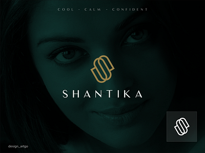 Shantika best branding design elegant flat illustration initials letter s logo line art logo luxury minimal monogram simple typography ui vector