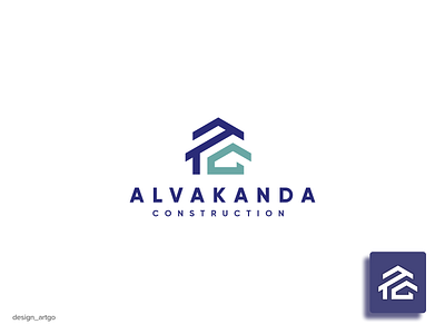 AC logo ak ak logo branding construction logo design flat illustration logo logos minimal simple typography ui vector