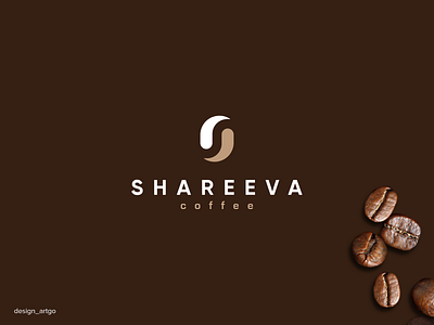Shareeva Coffee branding cafe cafe logo coffee design flat geometric logo illustration letter s logo logos minimal s logo simple typography ui vector