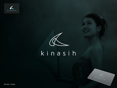 Kinasih Letter K Logo branding design flat illustration letter k logo logo logos minimal simple typography ui vector
