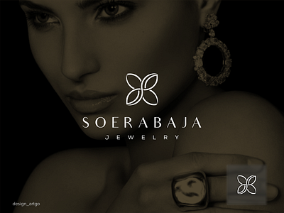 Surabaya Jewelry branding design elegant flat flower graphic design illustration letterslogo logo logos luxury minimal simple typography ui vector