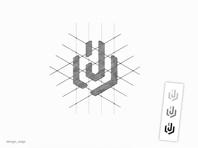 Letter JL Sketch branding design flat illustration letter jl logo minimal simple sketch typography ui vector