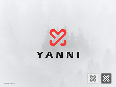 Yanni branding design flat illustration letter y logo logo minimal simple typography ui vector yletter