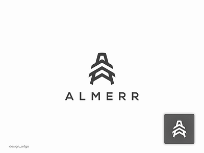 Letter A Logo branding design elegant flat illustration letter a logo minimal minimalist simple typography ui vector