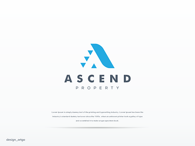 Property Logo Design branding design flat illustration letter a logo logos minimal property property logo real estate simple typography ui vector