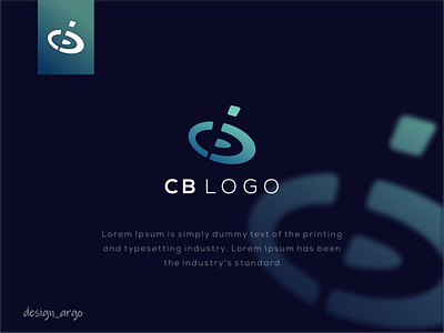 Abstract CB Lettermark branding cb design flat illustration logo minimal minimalist modern monogram simple typography ui vector
