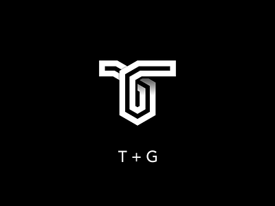 tg abstract branding design flat identity initials logo minimal simple typography vector