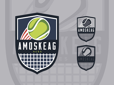 Amoskeag Aces Apparel Design apparel ball design logo net team