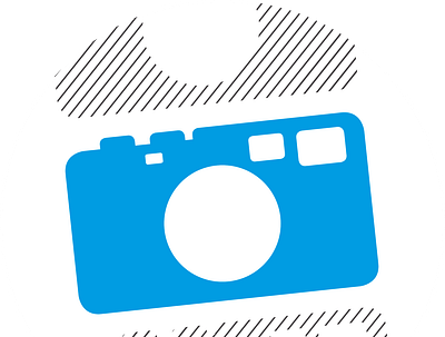 mattmaber camera sticker blue camera rangefinder