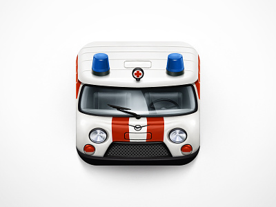Ambulance ambulance car help icon kuryatnikov medicine