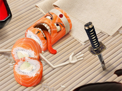 Samurai: lost battle anton battle kuryatnikov roll samurai sushi