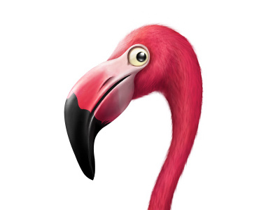 Flamingo anton character flamingo kuryatnikov pink