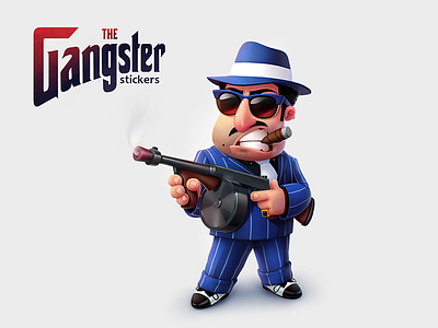 The Gangster stickers (for ok.ru)