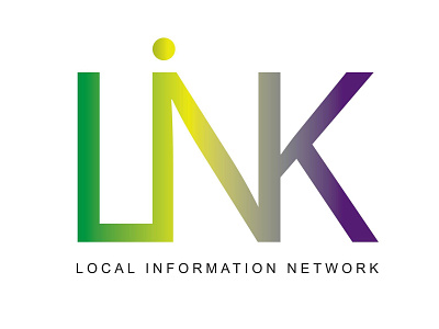 LINK Local Information Network branding branding design design image information local localization locals logo network vector