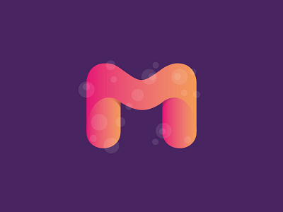 M Letter letter logo m