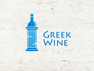 Greek Wine game greek logo play unused wine