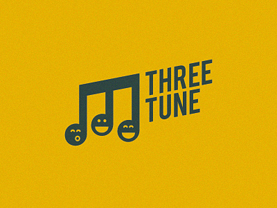 Threetune dj funny logo music three trio tune