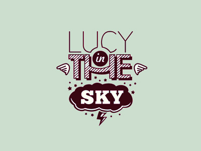 Lucy In The Sky v.2 dress logo shop sky type wear