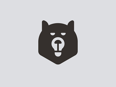 Bearbulb bear bulb logo unused