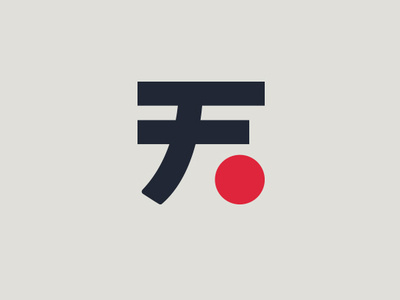 Foodzy japan katakana letter logo