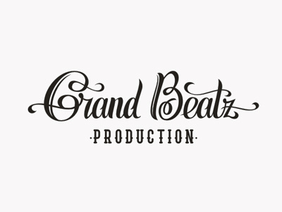 Grandbeatz calligraphy hip hop lettering logo perfetto rap wordmark