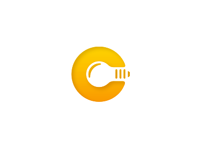 C c lamp light logo